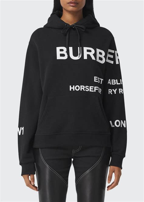 burberry horseferry print oversized cotton drawstring hoodie|Burberry Horseferry Print Cotton Oversized Hoodie .